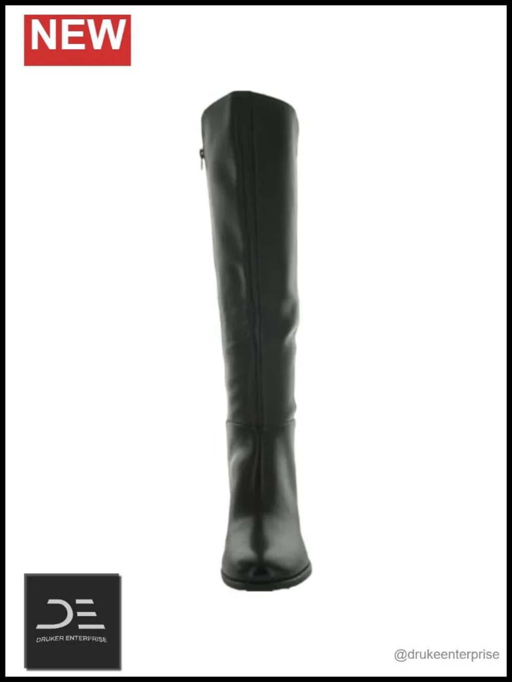 Nine West Nayli Almond Toe Block Heel Over-the-Knee Boots Faux Leather